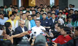 118 Badan Eksekutif Mahasiswa dan Mentan Amran Bertemu Berdialog Program Prioritas Pemerintah